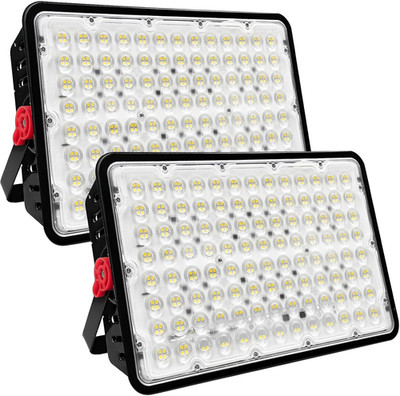 2 Pack 400W Led Outdoor Floodlight, Exterior Flood Lights, Led Stadium Lights, P