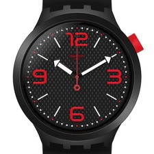 A Scarce Superb 2019 Swatch Big Bold SO27B1012 BBBLOOD UNWORN MINT COND NEW BATT