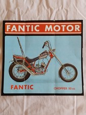 Fantic Motor Chopper 50cc ciclomotore sportivo UK brochure volantino Barron Eurotrade Ltd
