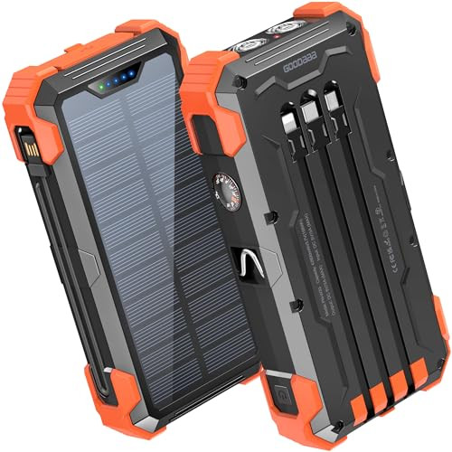 42800mAh Power Bank with Built-in Cables, Thermometer, and 15W Fast Charging 42800mAh Power Bank with Built-in Cables, Thermometer, and 15W Fast Charging