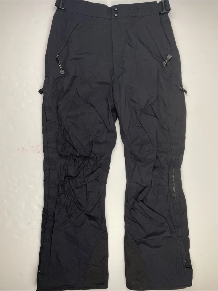 Solstice Snow Ski Pants Men’s L Microshed Waterproof Zip Legs Mesh Lined Black - Image 2 of 4