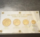United States 1993-1994 American Gold Eagle Family of Eagles 4-Coin Set 1.85 oz