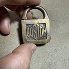 Rare Brass Boston Padlock No Key — photo 2