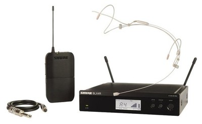 Analoges BLX14R S8 Funksystem Set mit Kabel & Rackempfänger inkl. HS-31 Headset