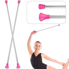 Leyndo Twirling Baton Unisex Kids Gymnastics Dance Baton Metal Baton Marching