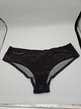 VICTORIA'S SECRET PINK Cheeky Mesh Panty VS Icy Black Mesh XL