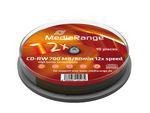 MediaRange MR235 2x Speed 80min CD-RW (10 TUB) ~E~