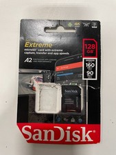 SanDisk Extreme 128GB 160MB/S Class 10 Micro SD microSDXC U3 Speicherkarte SDSQXA1