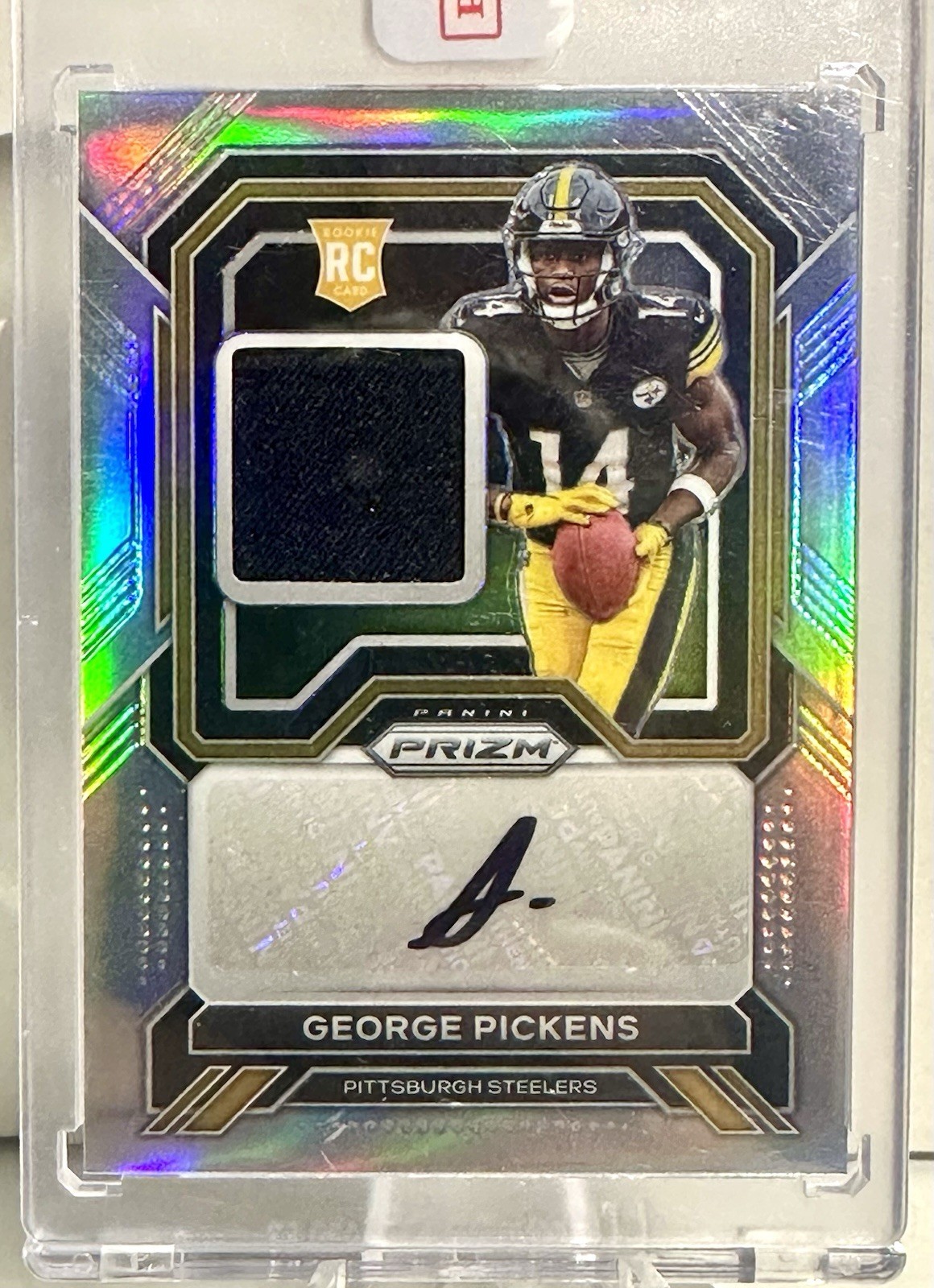 2022 Panini Prizm /99 George Pickens RPA-GP Silver Prizm RPA Auto