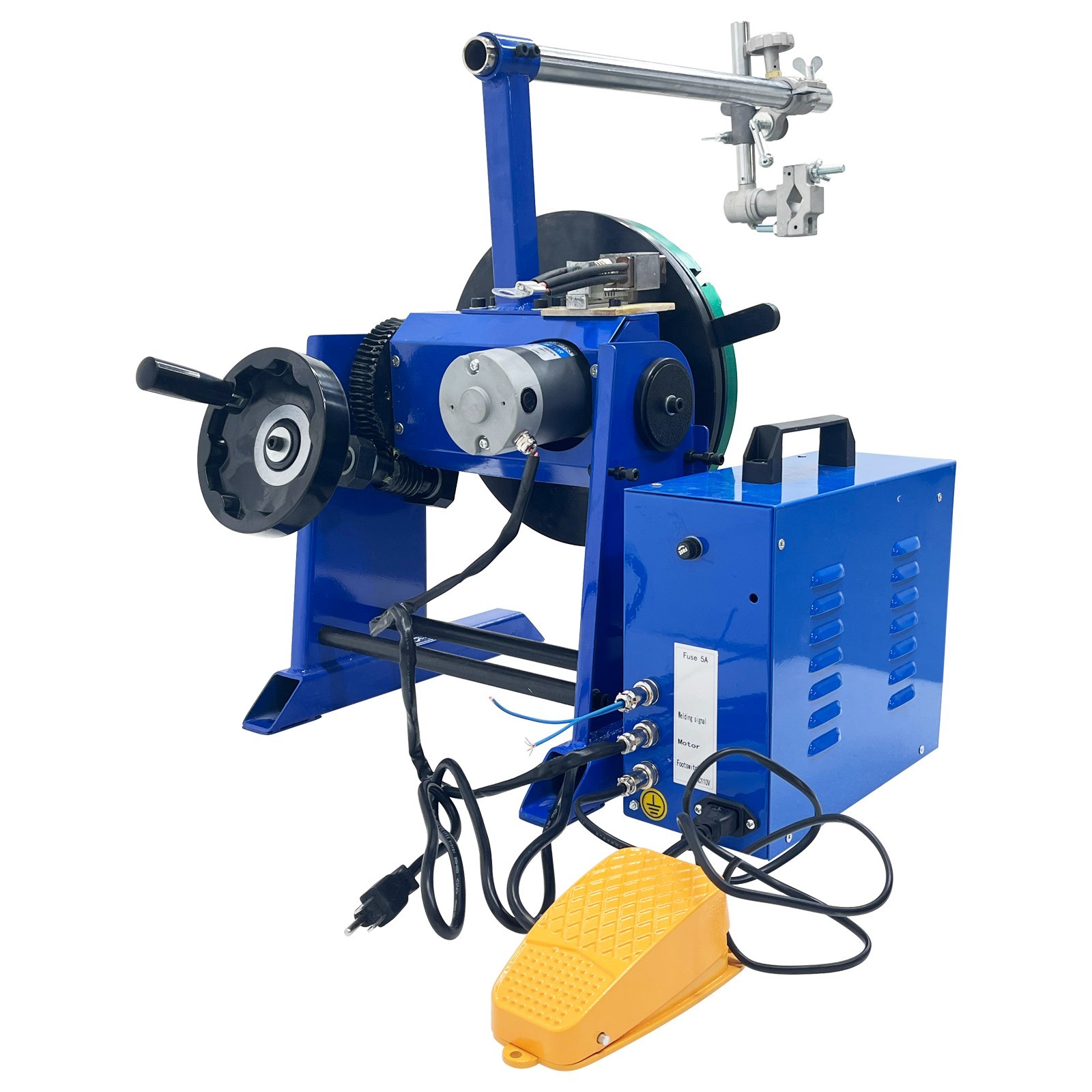 110V 30KG Welding Rotary Turntable Timer Rotary Welding Positioner 0-90 degrees