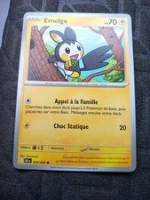 Carte Pokémon Emolga 29/86 EV10.5 BLK Foudre Noire FR NEUVE