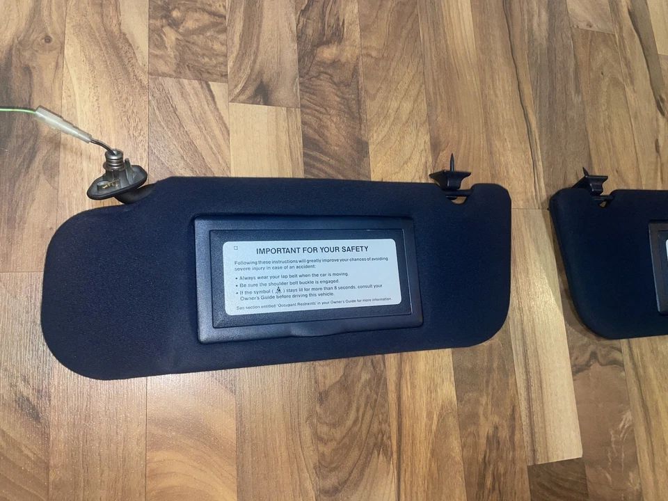 Juego de parasol Ford Thunderbird Mercury Cougar 89-93 conductor + pasajero OEM azul Foto 4 de 4