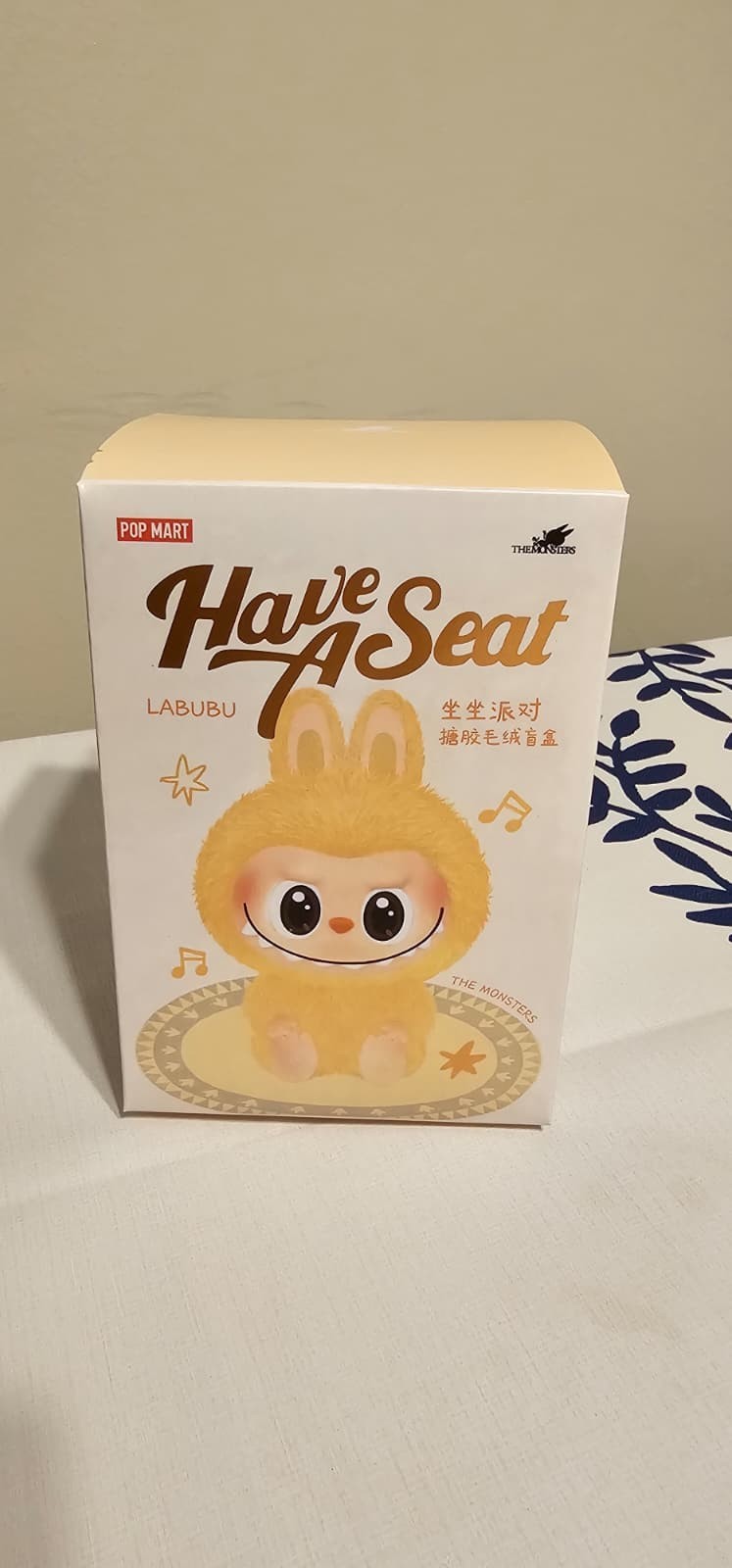 POP MART The Monsters “Have a Seat” Vinyl Plush Blind Box Figure