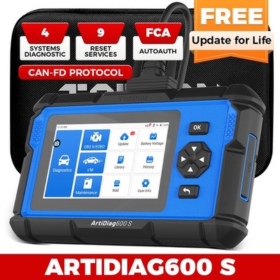 Free Updates! TOPDON AD600S OBD2 Scanner 9 Reset Auto VIN OBD2 Car Analyzer TPMS