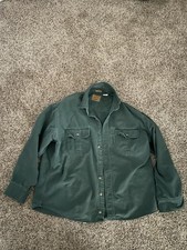 95Vintage St. John's Bay Super Comfy Chamois Cloth Button-Up Shirt Green Men's L