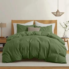 Reversible Duvet Cover 4 Piece Bedding Set & Fitted Sheet & pillowcases All Size