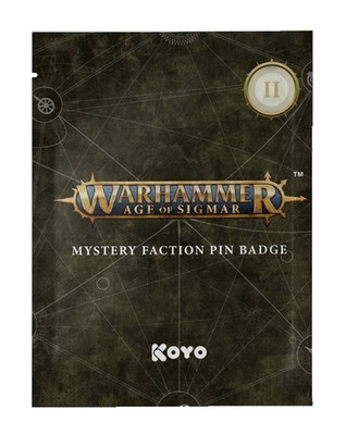Warhammer Age of Sigmar Serie Mystery Fraktion Pin Anstecker Games Workshop NEU