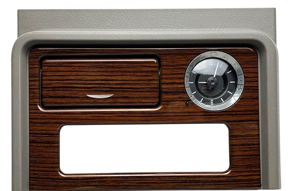 Cenicero portavasos Cadillac Escalade 2003-2006 grano de madera/estaño Foto 3 de 4