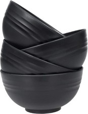 Unbreakable Wheat Straw Cereal Bowls Set of 4, 24 OZ Microwave and Dishwasher Sa