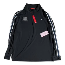 NWT Redvanly Oslo Quarter Zip Long Sleeve Tuxedo Black Men’s Size L