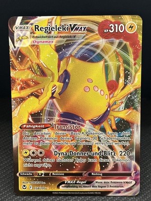 Regieleki VMAX 058/195 Silberne Sturmwinde Deutsch NM Pokemon