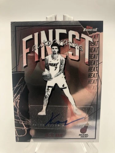 2025-26 Topps Finest - Autographs Kel'el Ware #FAU-KW (AU)