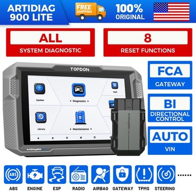2026 TOPDON AD900 Lite OBD2 Scanner Bidirectional Car Diagnostic Tool All System