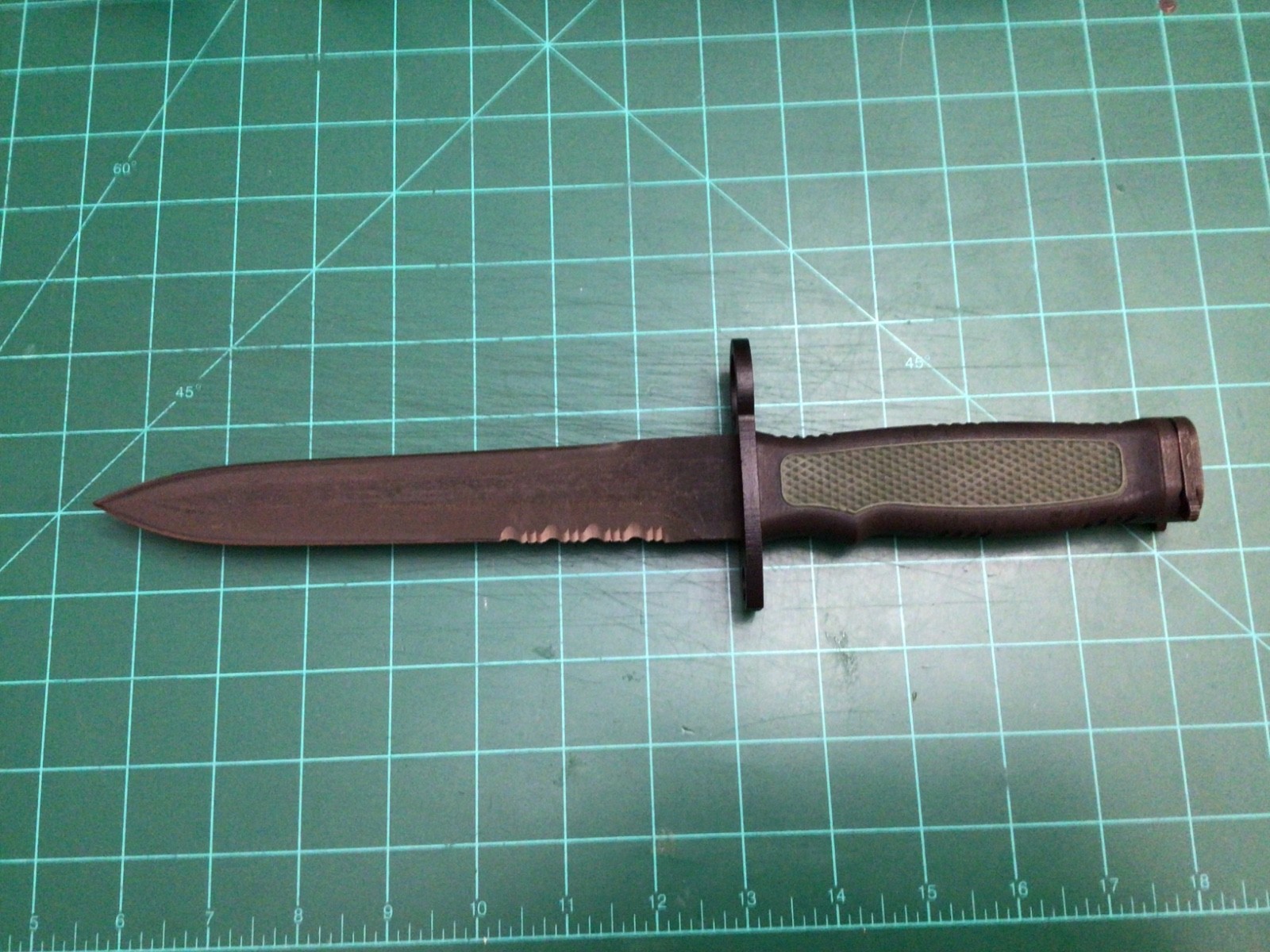 Ultra Rare Camillus Cutlery CAM1A1 Terzuola Design Bayonet Knife w/Sheath