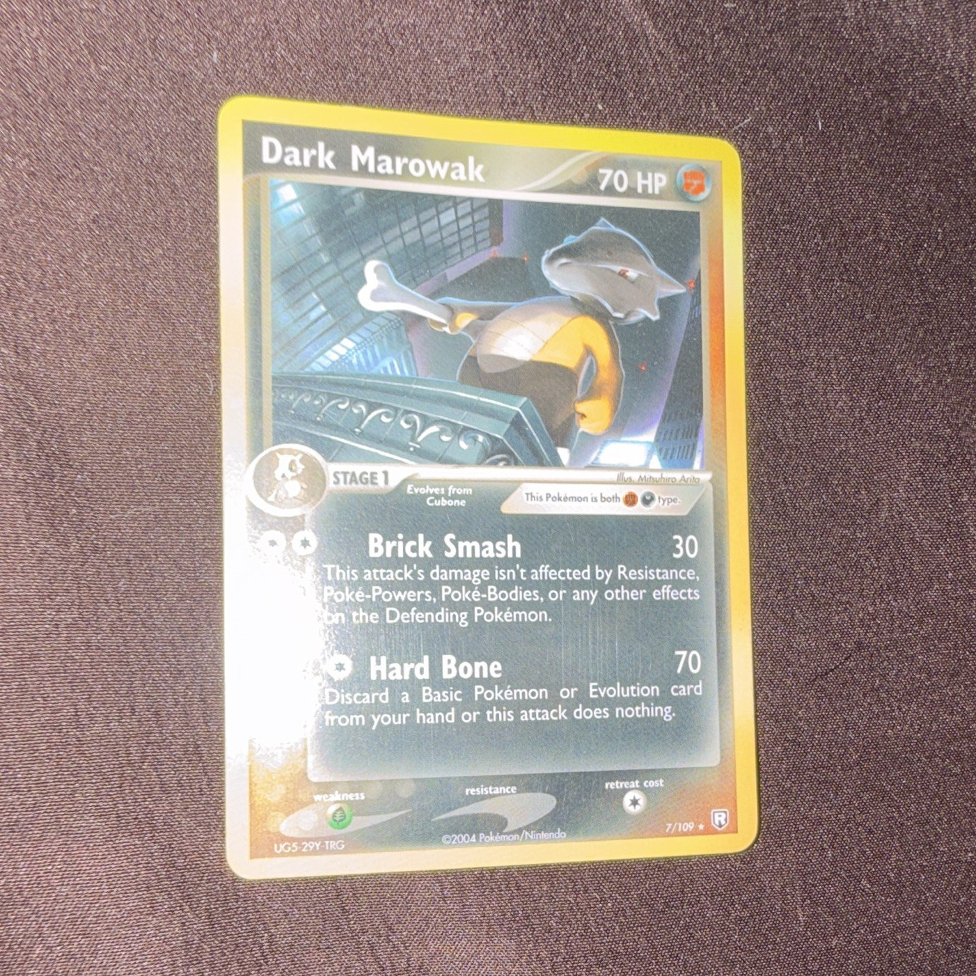 The Pokemon Company Dark Marowak 7/109 EX Team Rocket Returns Rare 70 HP English