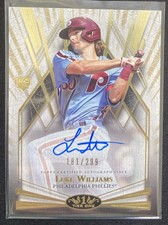 2022 Topps Tier One Break Out Autographs Luke Williams RC AUTO /299