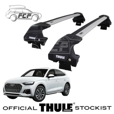 Thule WingBar Edge Silver  Roof Bars Set for Audi Q5 Sportback B9 20-25