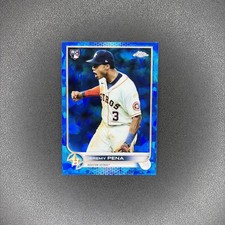Jeremy Pena 2022 Topps Chrome Sapphire Edition RC #583 Houston Astros Rookie