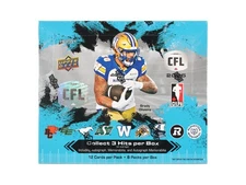 2025 UPPER DECK CFL CANADIAN FOOTBALL LEAGUE HOBBY BOX