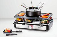 Silvercrest 3 In 1 Raclette Mit Fondue Set Grill + Fondue Set FüR 8 Personen Neu