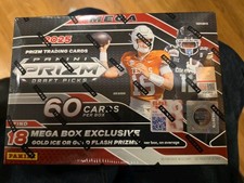 2025 Panini Prizm Draft Picks Football Mega Box  Factory Sealed