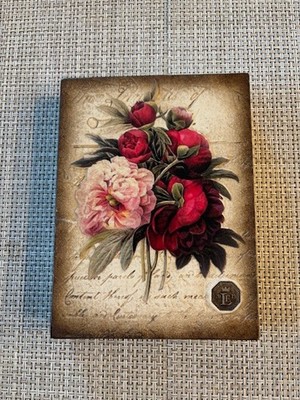SID DICKENS SIGNED RETIRED RLE 18-03 TILE BOLD BLOOM