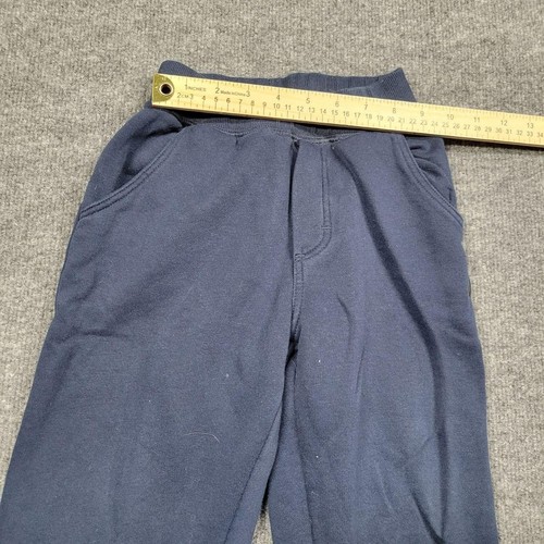 Nautica Pants Boys 8 Navy Blue Fleece Sweatpants Joggers Elastic Waist Pockets - Picture 4 of 7