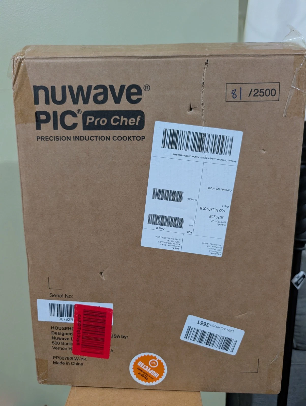NUCWAVE PIC PRO CHEF PRECISION INDUCTION COOKTOP 3079LW OPEN BOX
Opens in a new window or tab