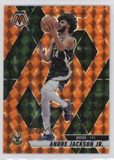 2024-25 Panini Mosaic Orange Mosaic Prizm 64/249 Andre Jackson Jr #181 00gy