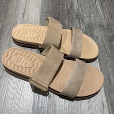 Sperry Waveside Plushwave Womens Size 8M Tan Brown Beach Outdoor Slide Sandals