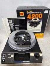 Kodak Carousel 4200 Slide Projector With 140 Slide Tray and Remote Control
