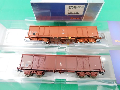 F20 Roco H0 Güterwagen Set 67049 SNCF Hochbord Uas AC KKK OVP TOP | Zustand: Gebraucht