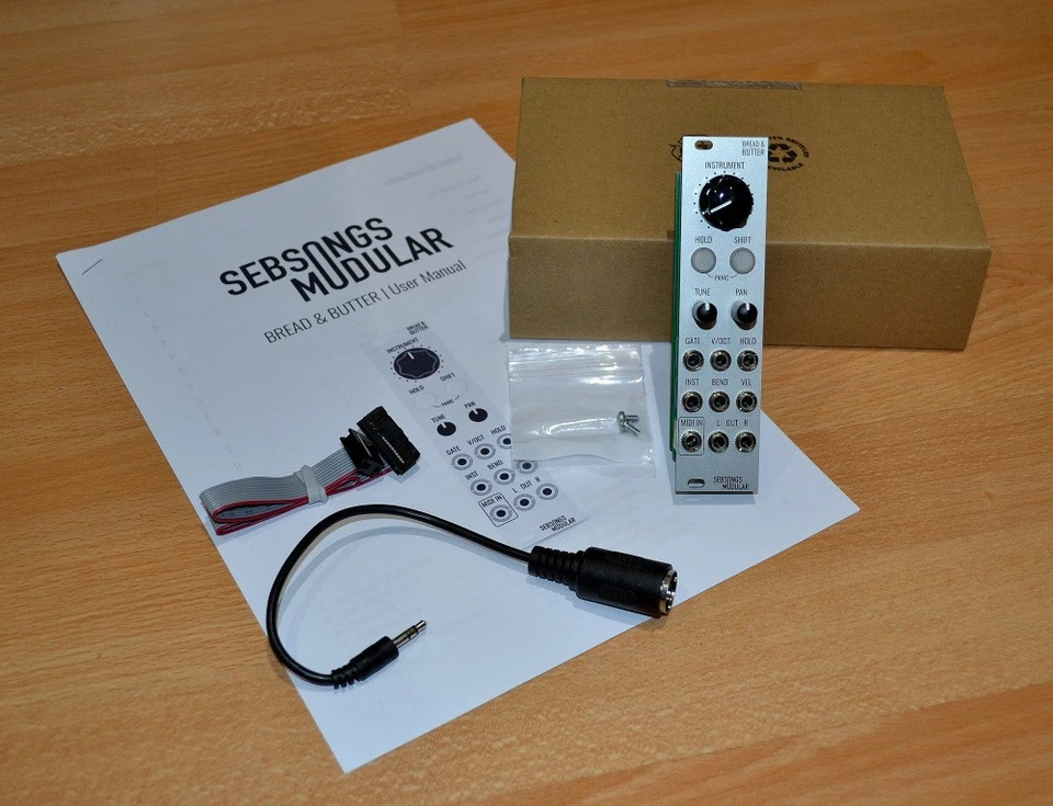 SEBSONGS "BREAD & BUTTER" 128 VOICE GENERAL MIDI POLYHONIC EURORACK VOICE MODULE