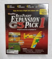 Real Flight G3 Expansion Pack 1 New In Original Package Great Planes Model