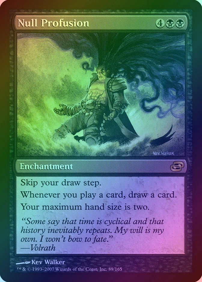 Null Profusion Foil (089) Planar Chaos PLC MTG Magic
