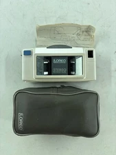 LOREO Stereo Pan Focus  28mm Film Camera with Strap and Case RARE