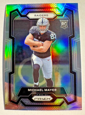 2023 Panini Prizm #361 Michael Mayer Rookie Silver Prizm Las Vegas Raiders NFL