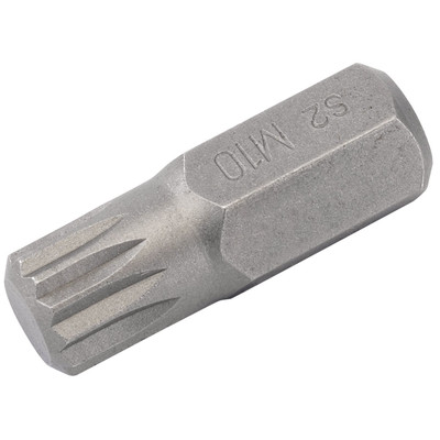 Draper Expert M10 x 30 mm Spline 10 mm Einsatz Bit für Mechaniker Bit Sets grau