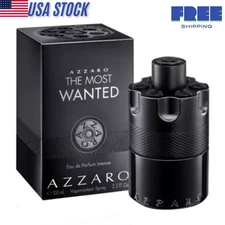Azzaro The Most Wanted 3.3 oz EDP Intense Cologne for Men New In Box!