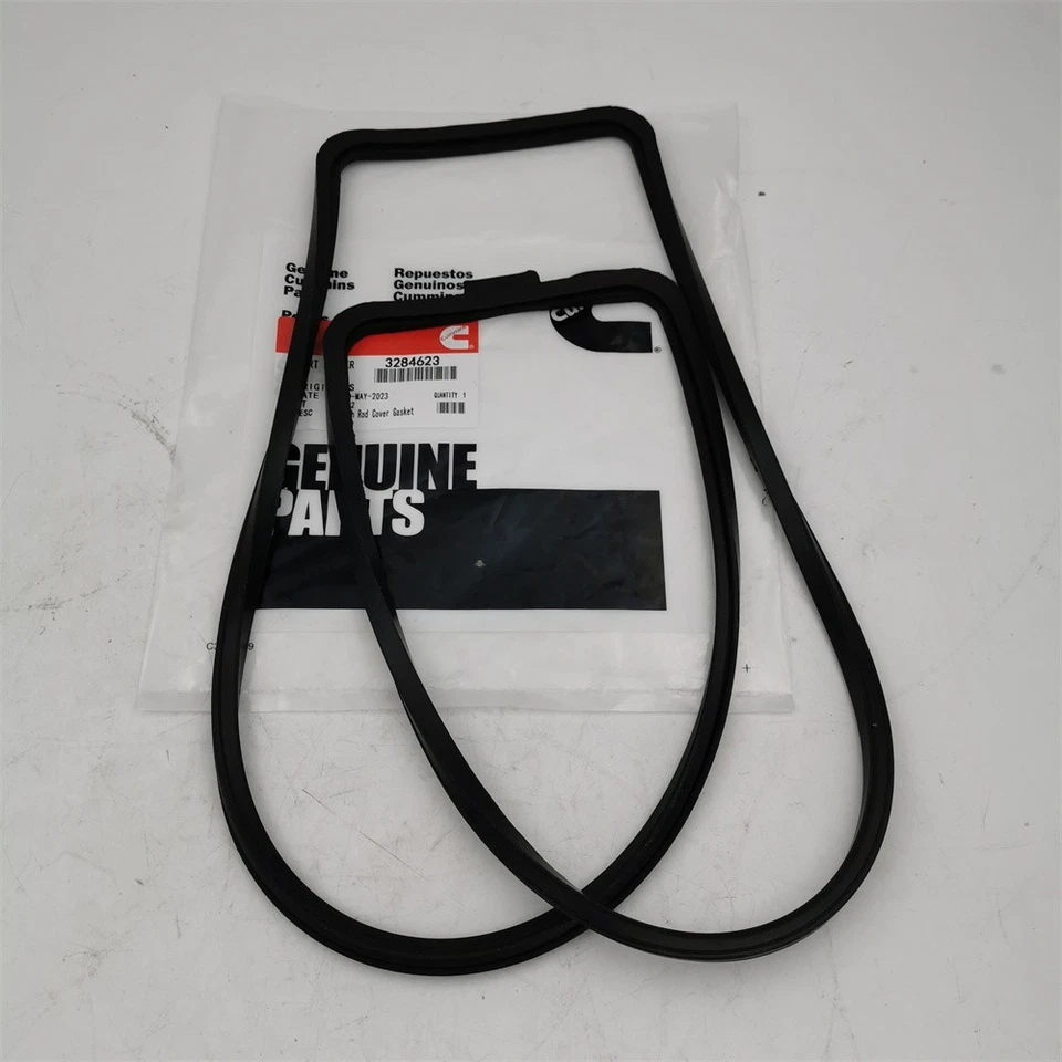 Tappet Cover Gasket W/ Grommet Seals 3284623 Fits 89-02 12V Dodge 5.9L Cummins Foto 2 de 4